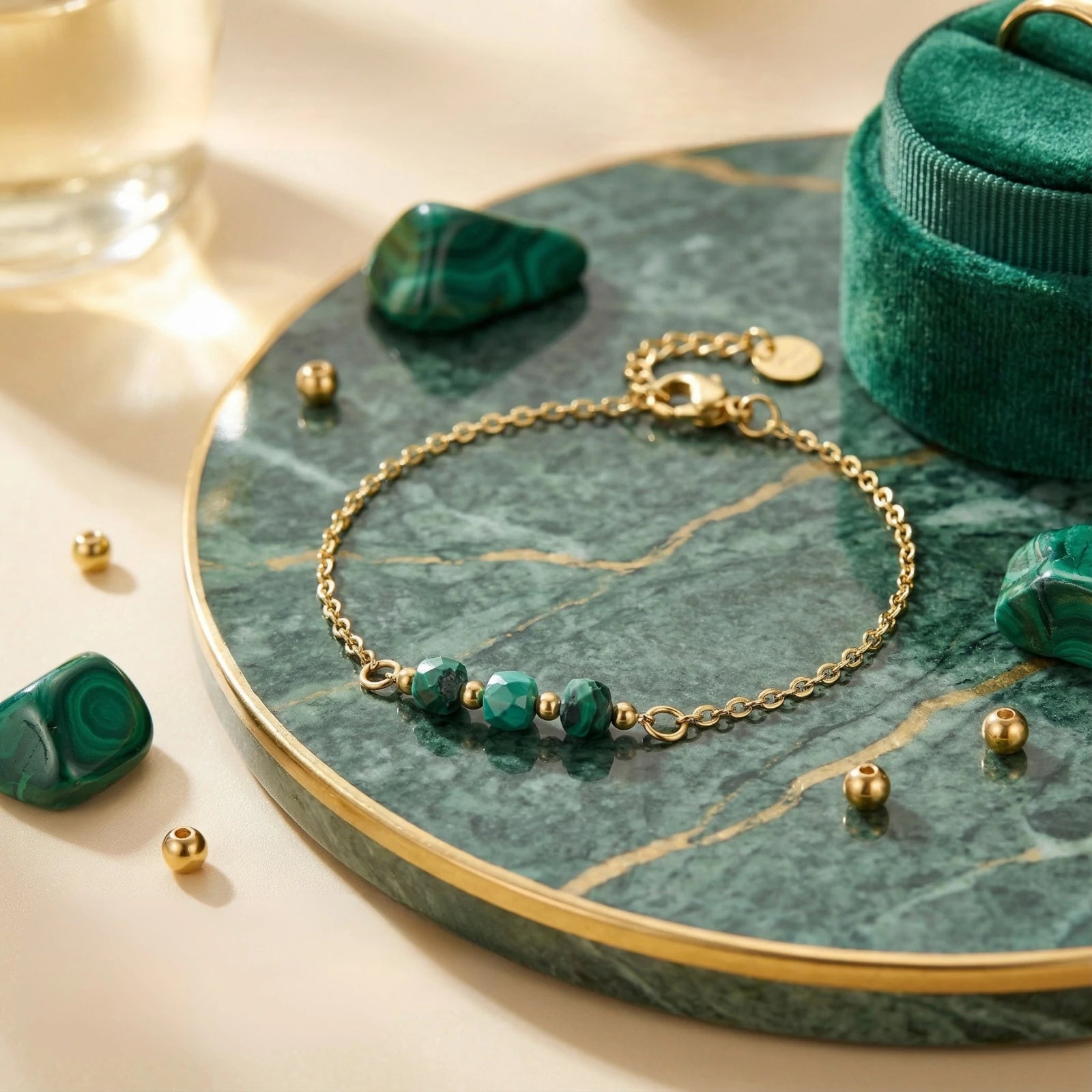 Warm Balance Bracelet —  Warm Tone Beads