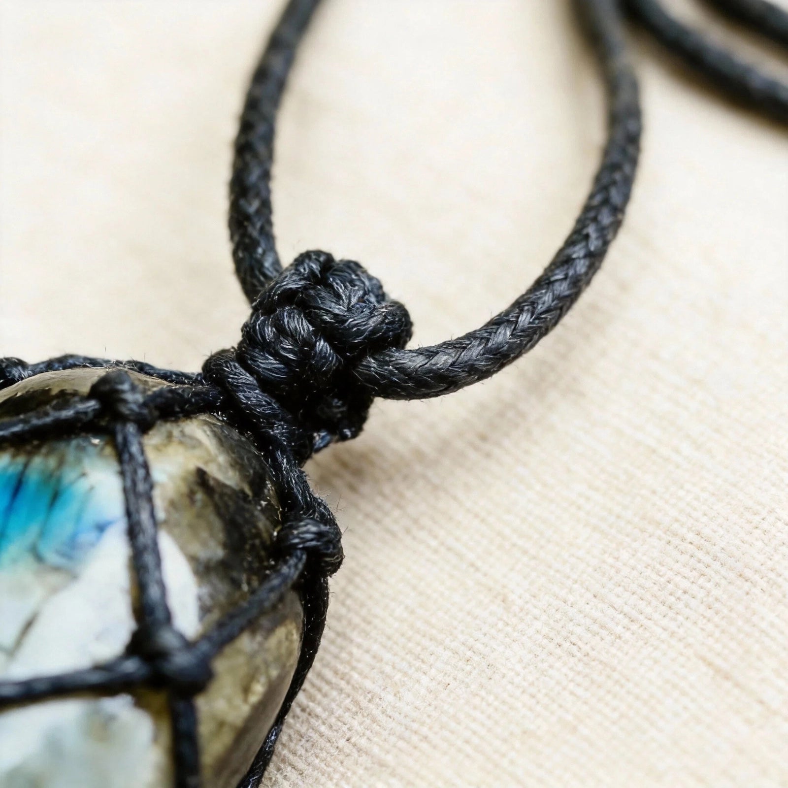 Quiet Reflection Necklace —  Labradorite Pendant