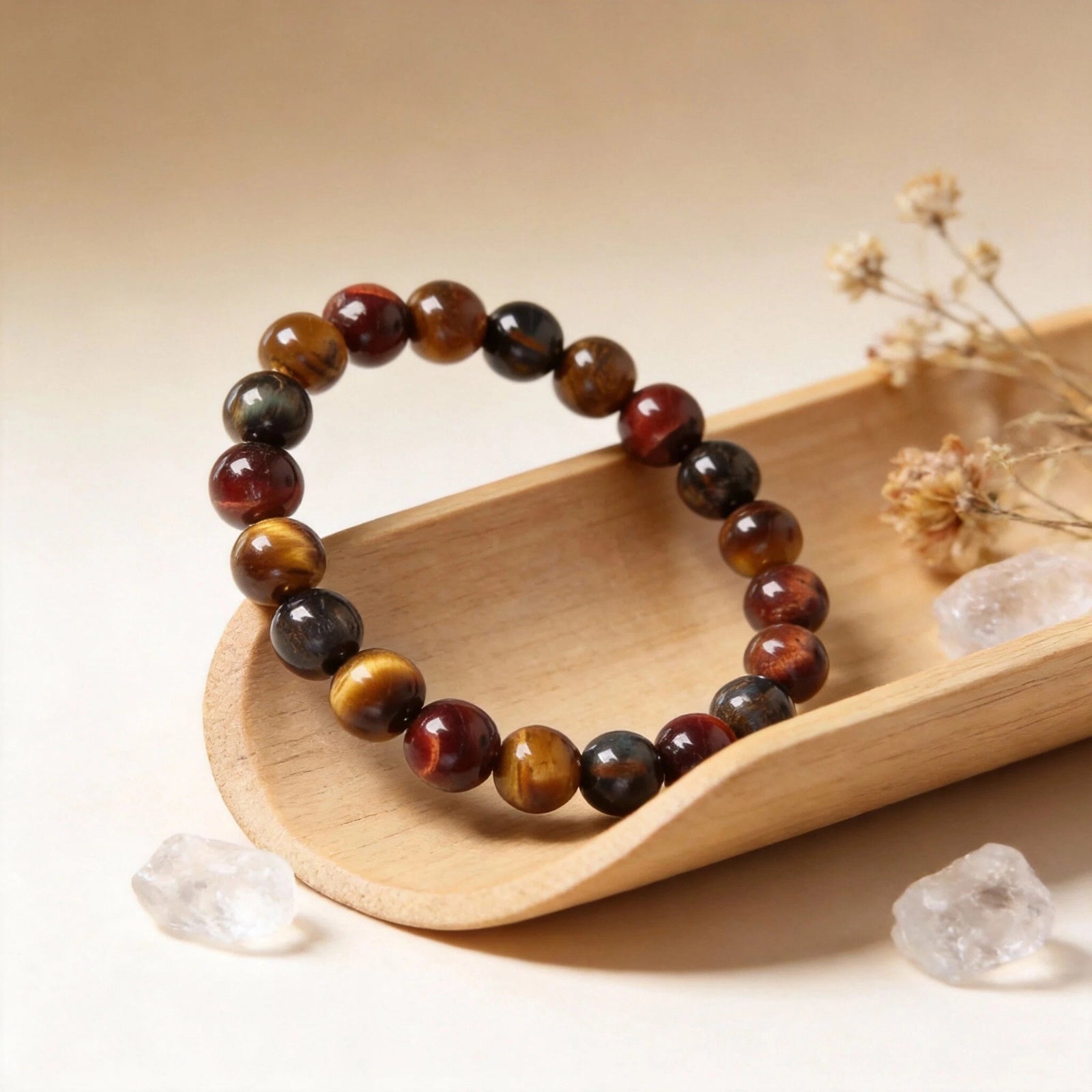 Inner Focus — Multicolor Tiger’s Eye Bracelet