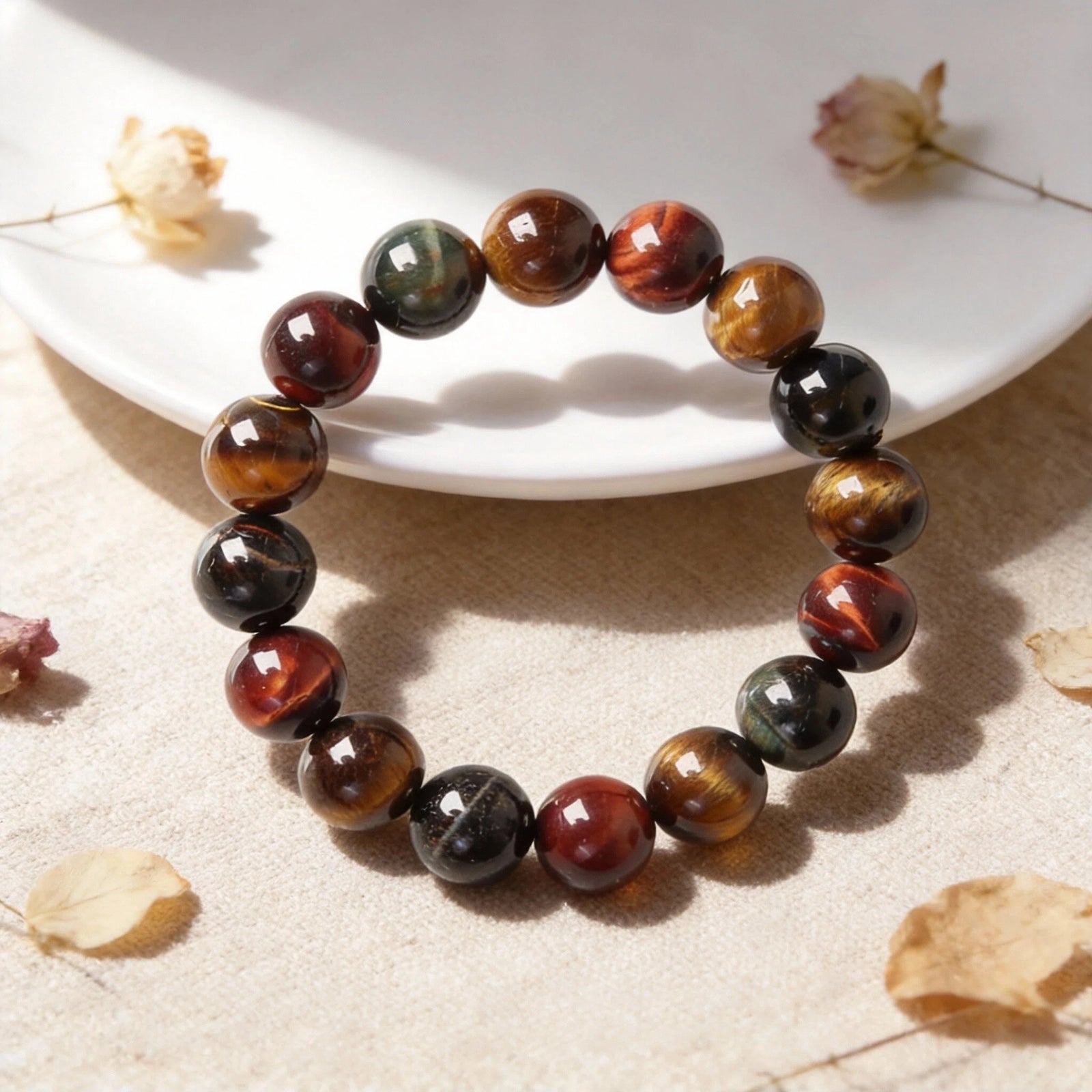 Inner Focus — Multicolor Tiger’s Eye Bracelet