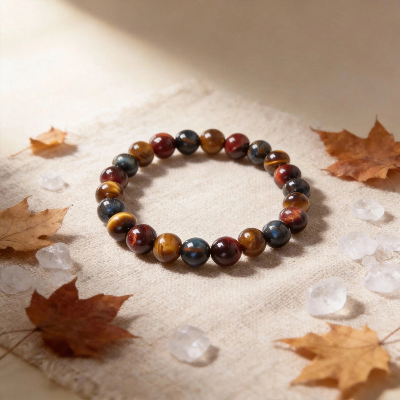 Inner Focus — Multicolor Tiger’s Eye Bracelet